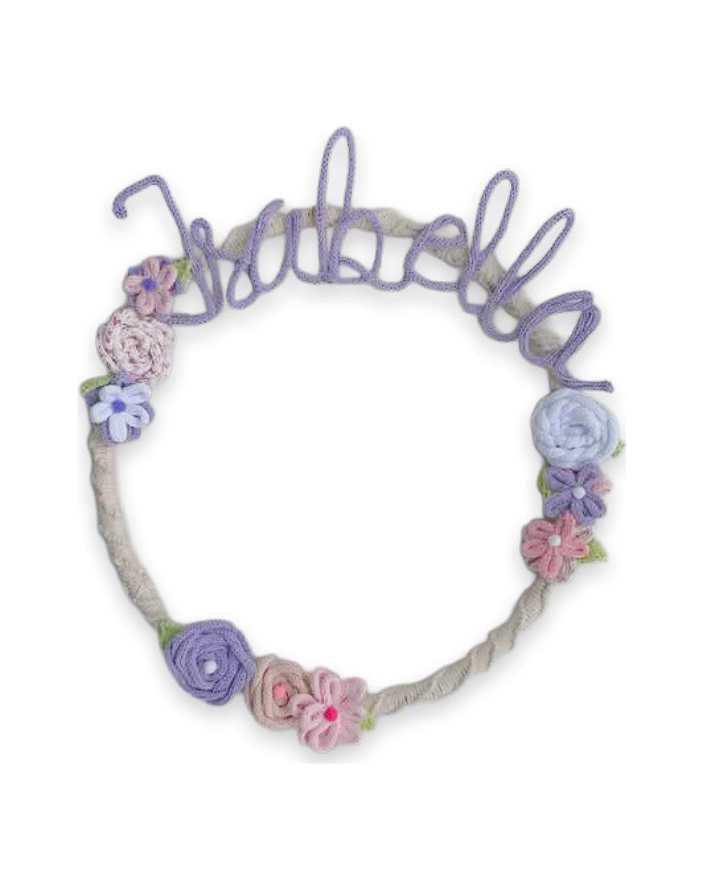 Aro decorativo con nombre